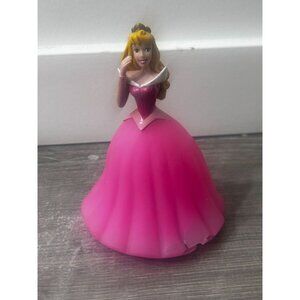 Vintage Disney Princess Figure Doll Pink Dress Blond Hair Cute Tall 4.5
